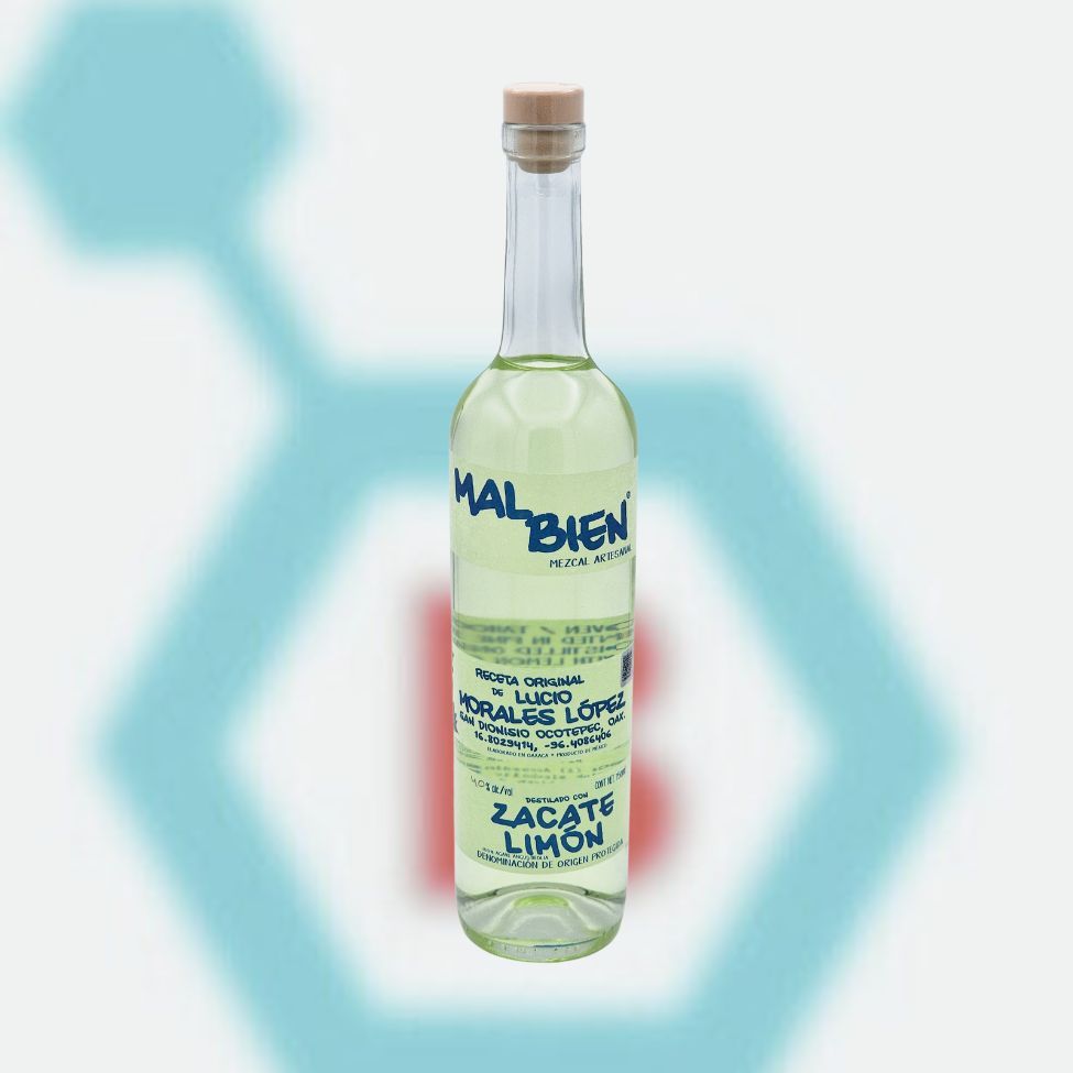 MAL BIEN ZACATE LIMON 750ML 40% ABV