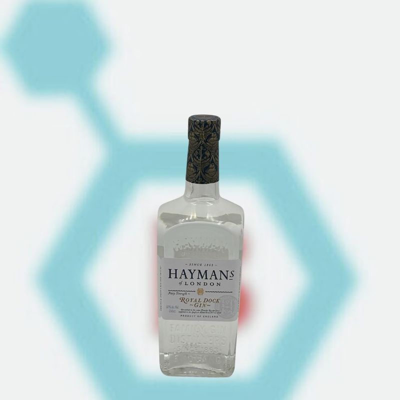 HAYMAN&#39;S ROYAL DOCK NAVY STRENGTH GIN 750ML 57% ABV