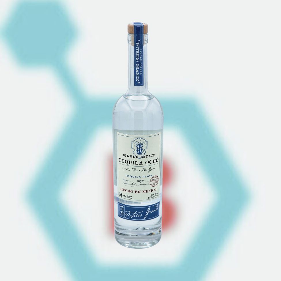 TEQUILA OCHO PLATA 750ML 40% ABV