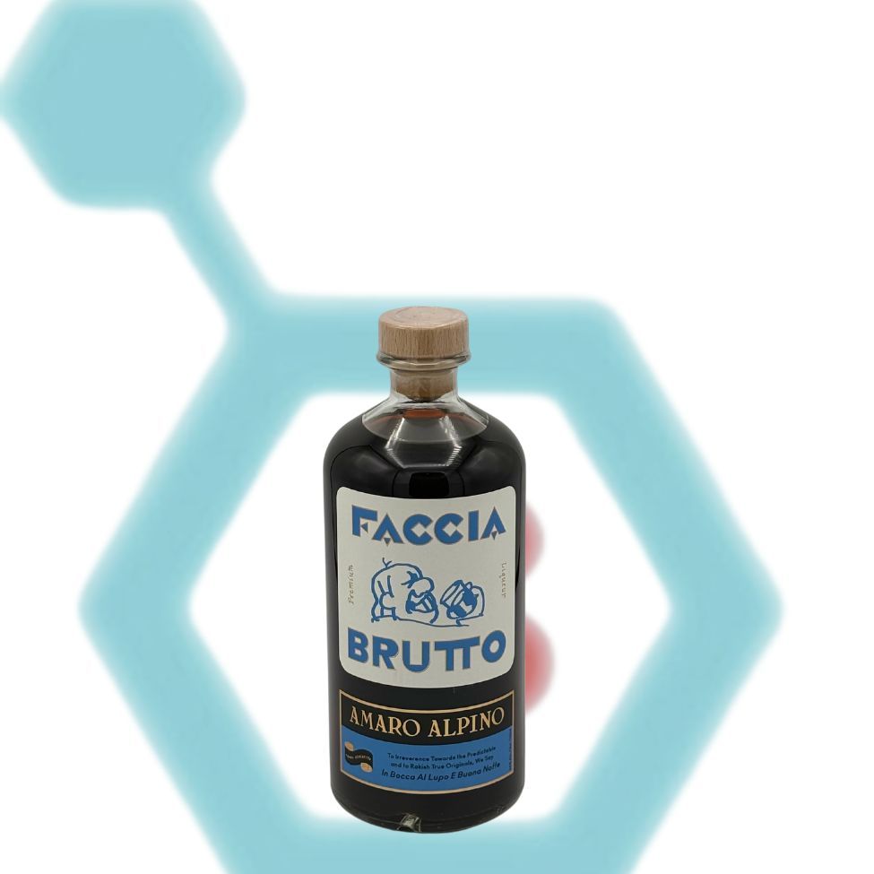 FACCIA BRUTTO AMARO ALPINO  750ML 34% ABV