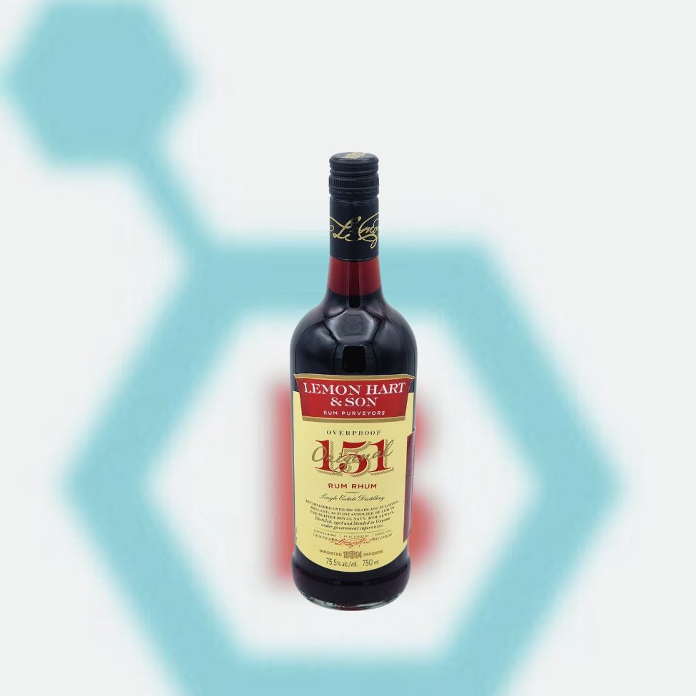 LEMON HART 151 RUM 750ML 75.5% ABV