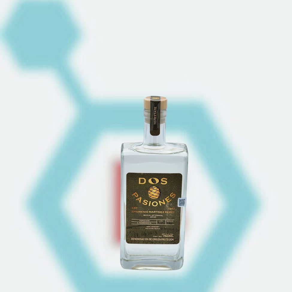 DOS PASIONES MEZCAL TEPEZTATE 750ML 46% ABV