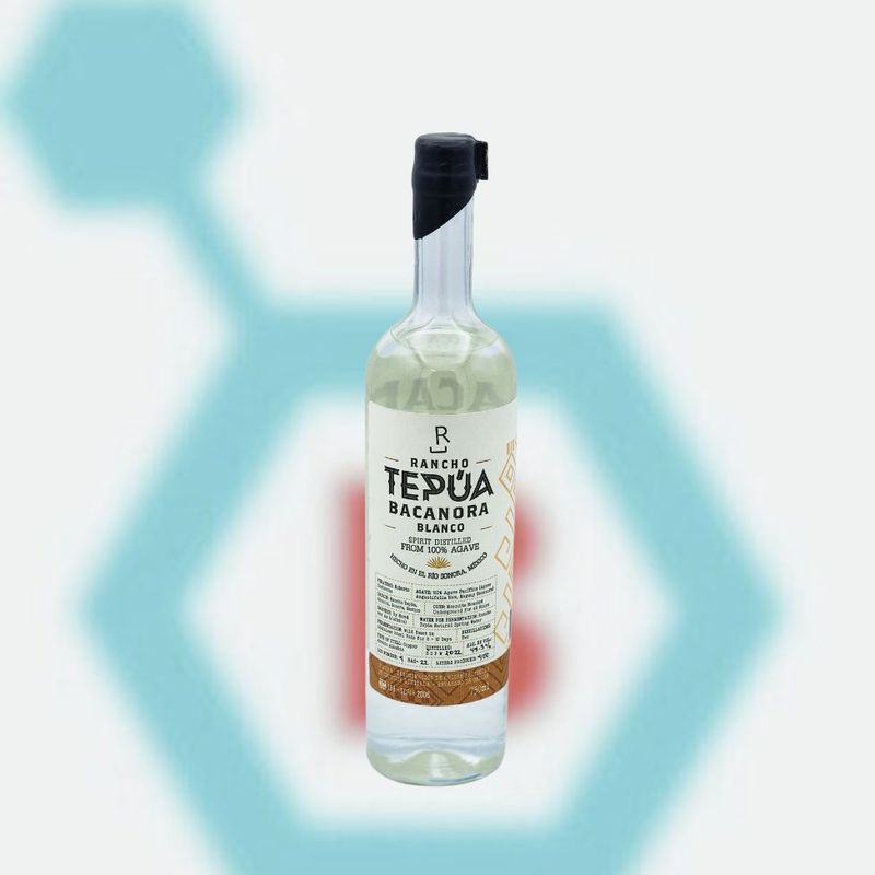 RANCHO TEPUA BACANORA BLANCO 750ML 45.5% ABV