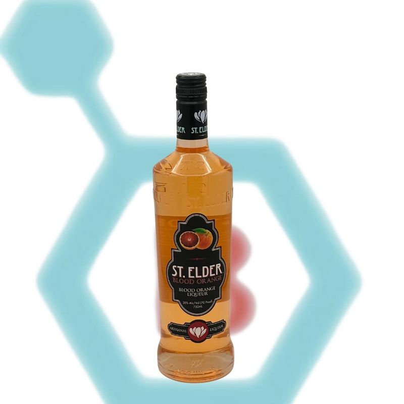 ST. ELDER BLOOD ORANGE LIQUEUR 750ML 35% ABV
