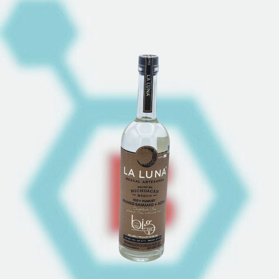 LA LUNA MEZCAL MANSO SAHUAYO + AZUL BIG BAR 750ML 48.51% ABV