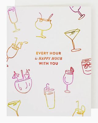Happy Hour Love With You Greeting Card