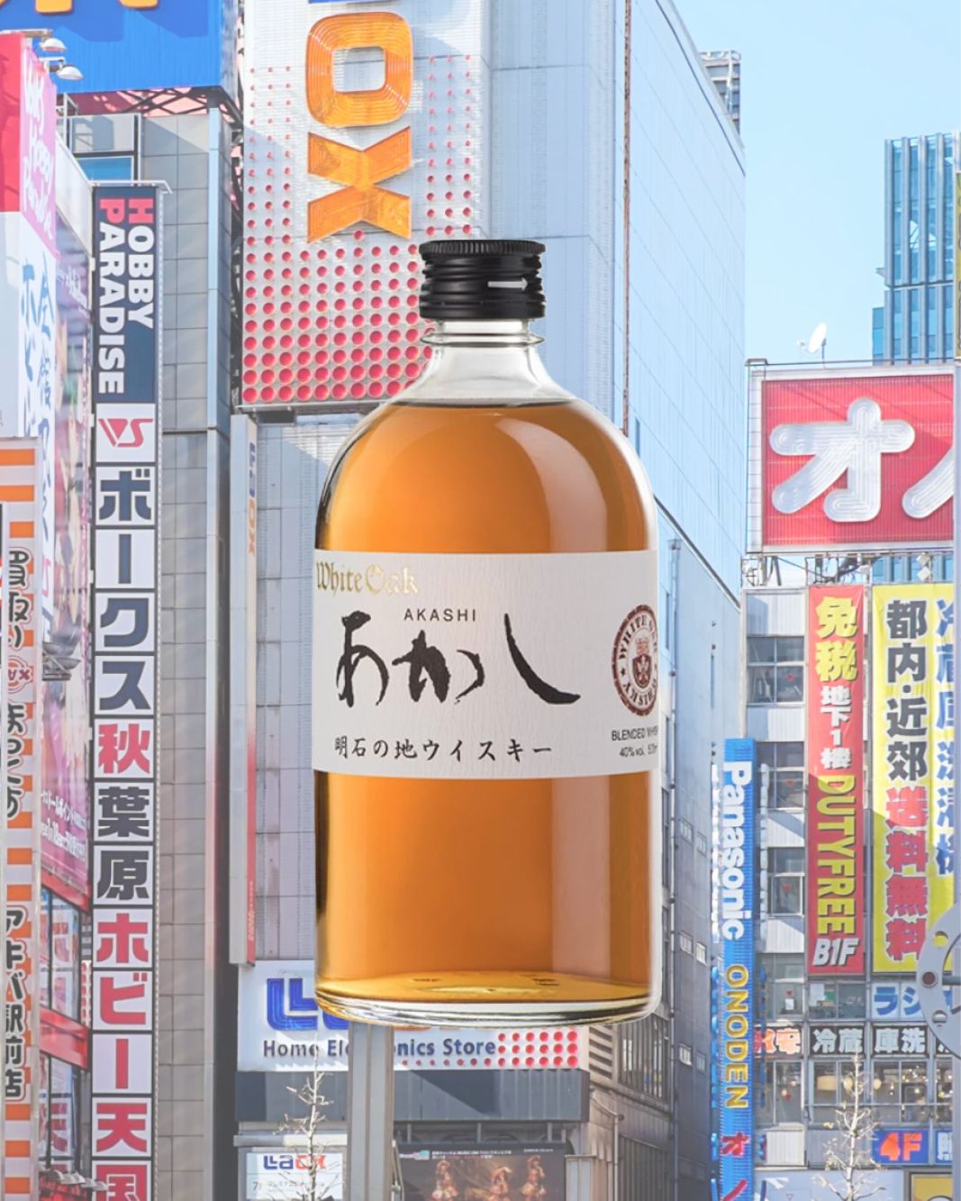 AKASHI WHITE OAK BLENDED JAPANESE WHISKY 750ML 40% ABV