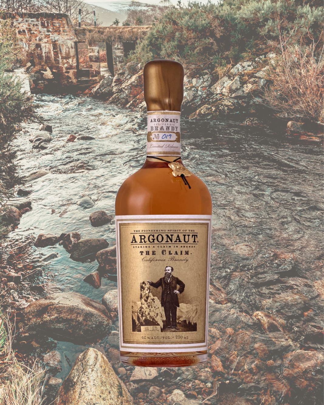 ARGONAUT THE CLAIM CALIFORNIA BRANDY 750ML 43% ABV