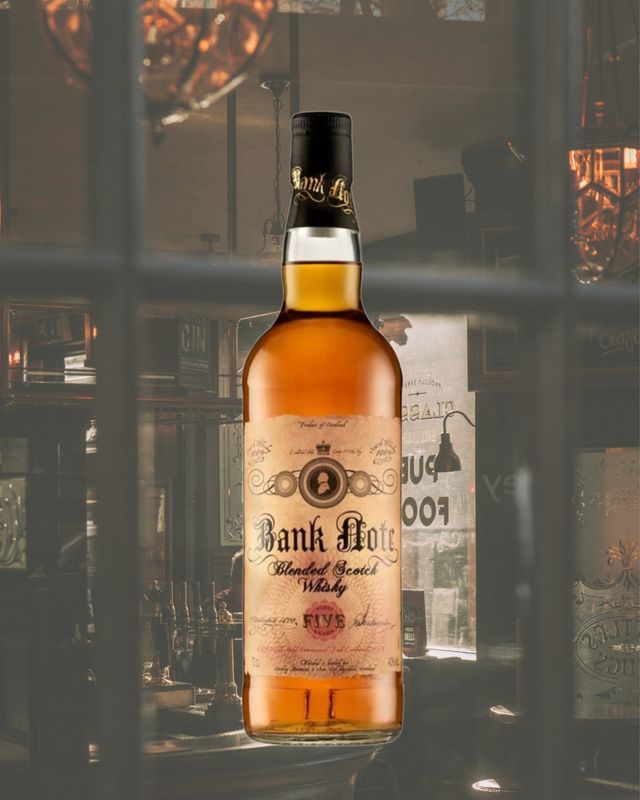BANK NOTE 5YR RESERVE 700ML 43% ABV