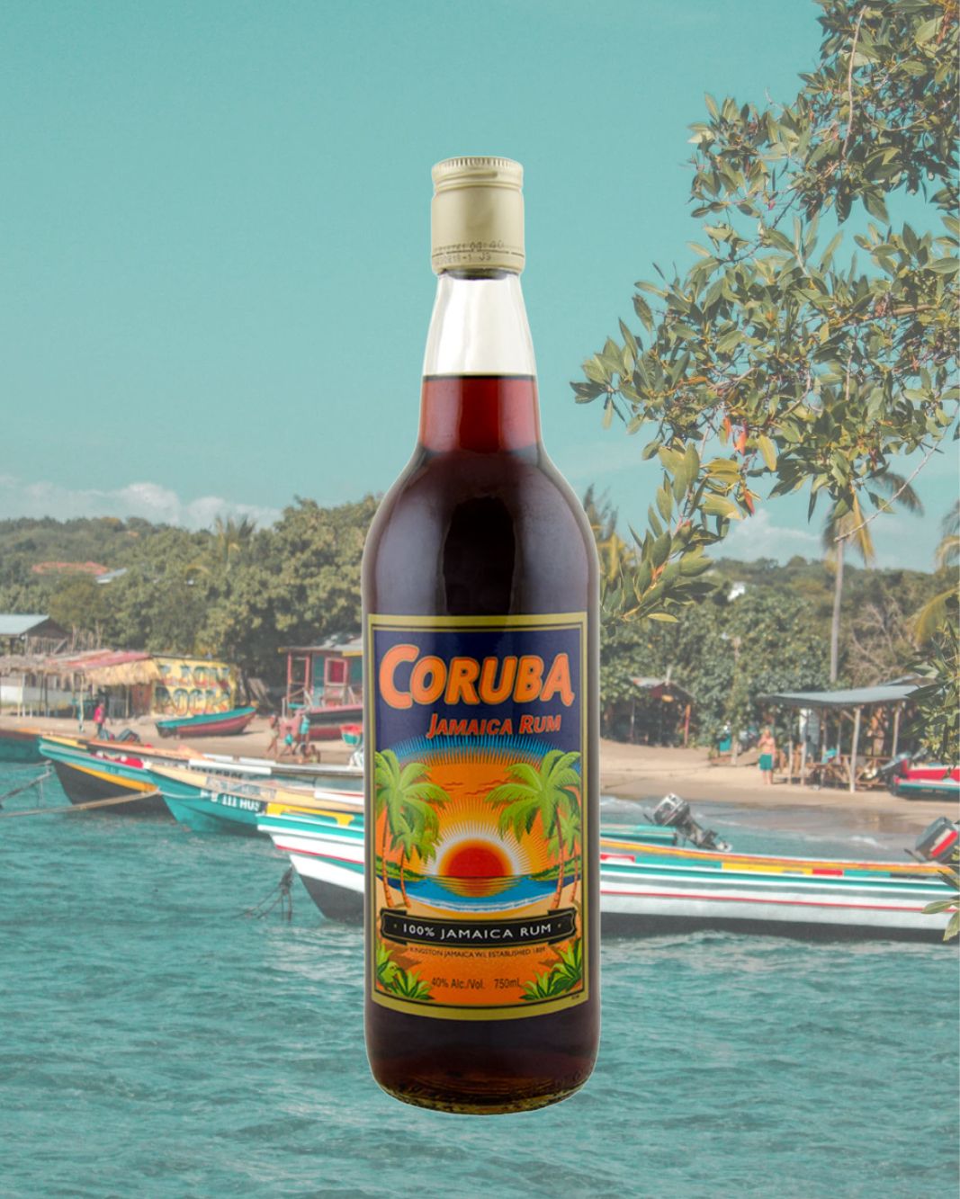CORUBA DARK JAMAICAN RUM 750ML 40% ABV