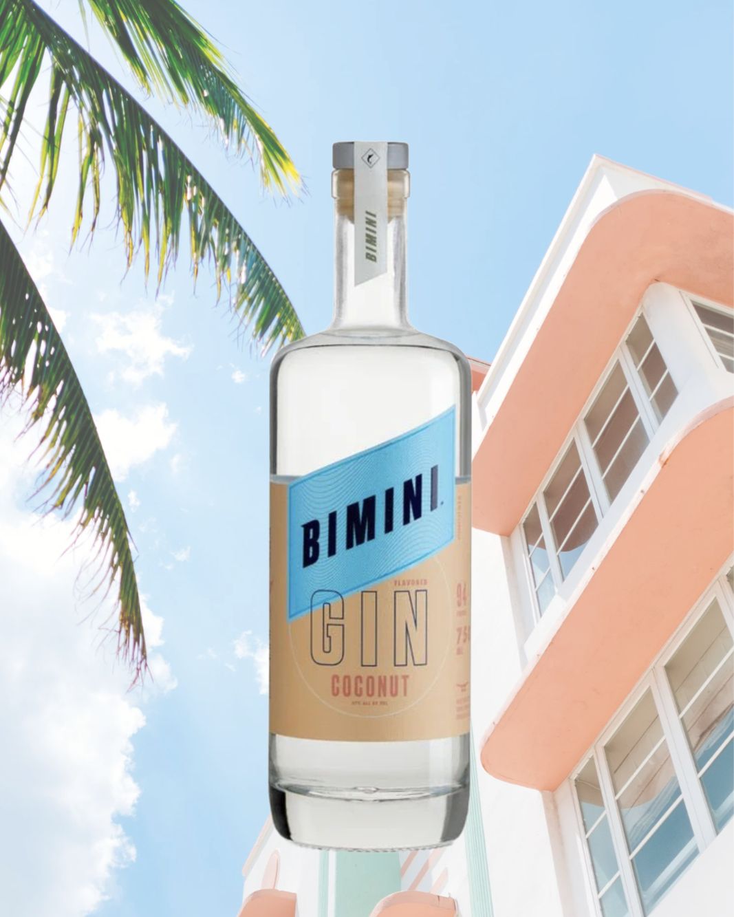 BIMINI COCONUT GIN 750ML 47% ABV