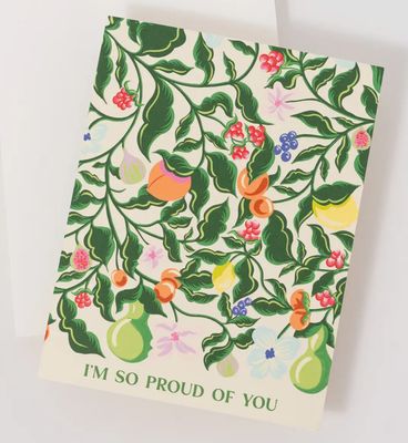 I'm So Proud of You Fruit Greeting Card
