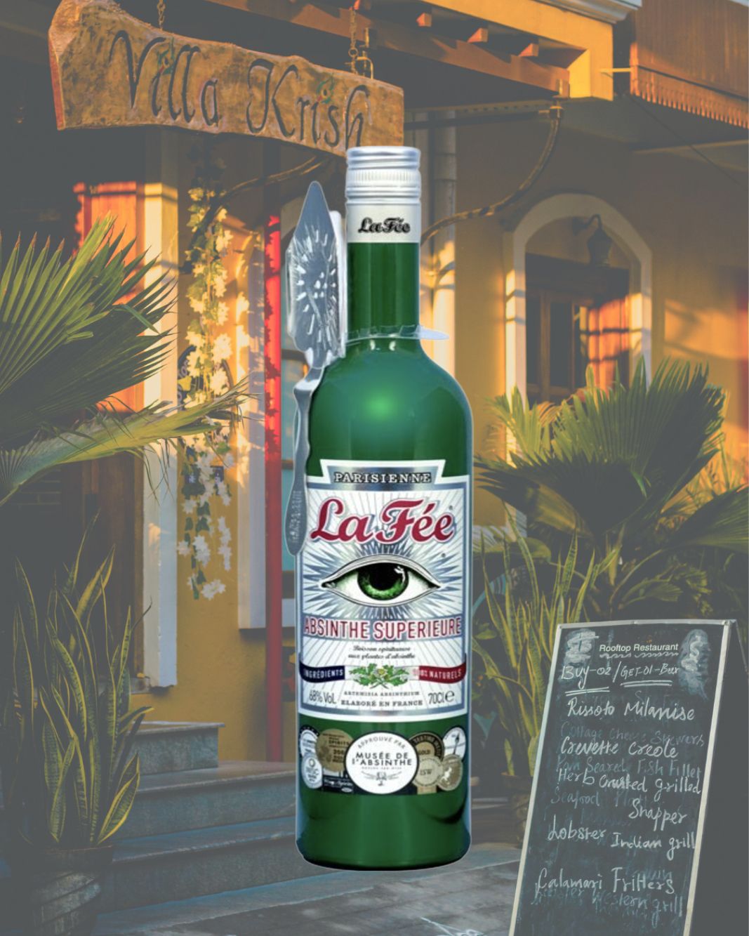 LA FEE ABSINTHE PARISIENNE SUPERIEURE 750ML 68% ABV