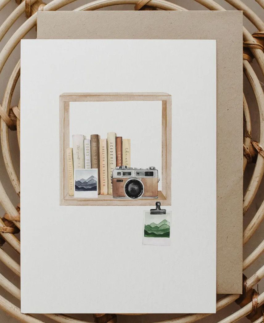 Camera Shelf  Everyday Greeting Card
