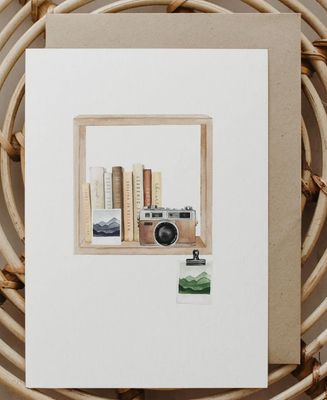 Camera Shelf  Everyday Greeting Card