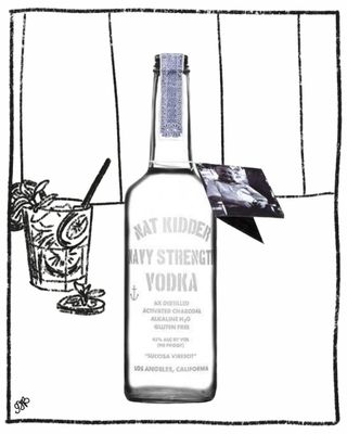 NAT KIDDER VODKA 1L 45% ABV