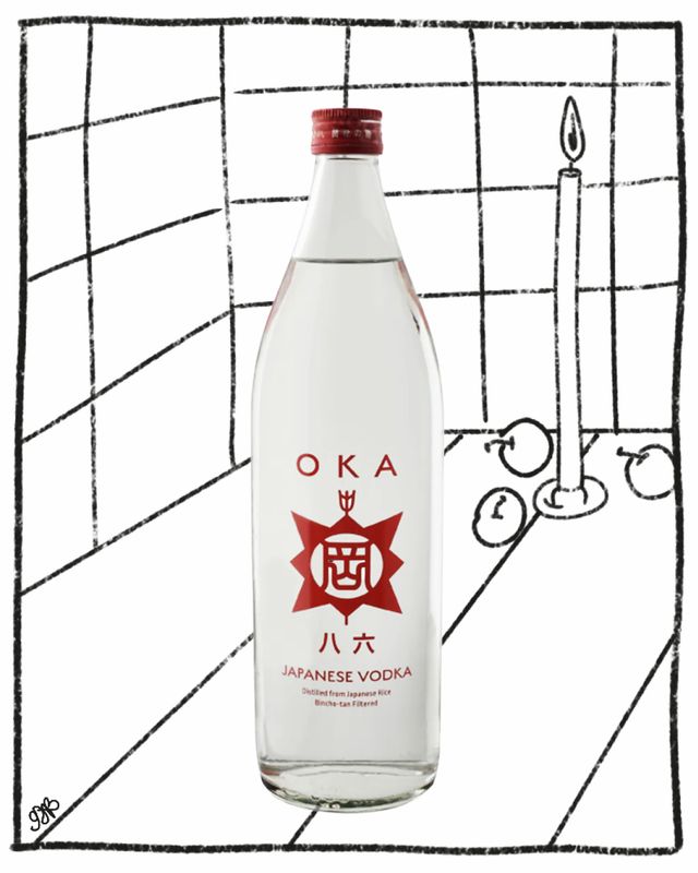 OKA JAPANESE VODKA 900ML 43% ABV