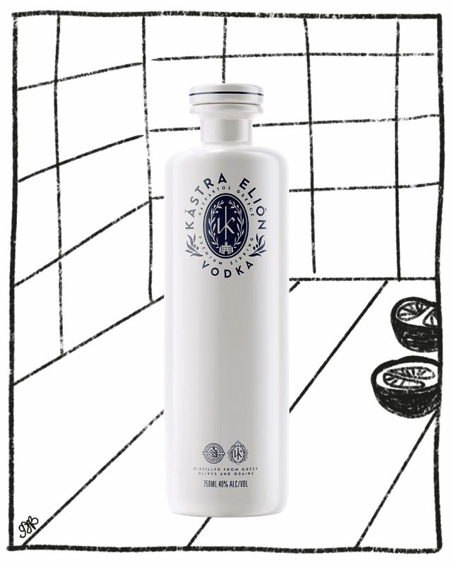 KASTRA ELION VODKA 750ML 40% ABV