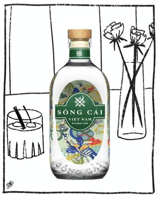 SONG CAI VIETNAM FLORAL GIN 700ML 45% ABV