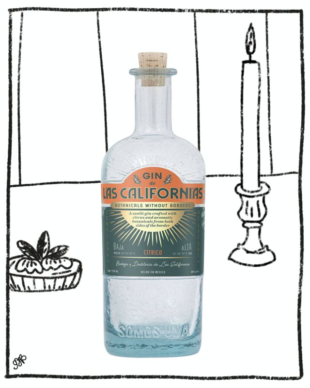 LAS CALIFORNIAS GIN CITRICO 750ML 40% ABV
