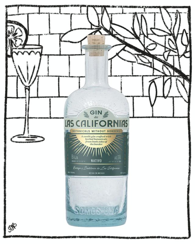 LAS CALIFORNIAS GIN NATIVO 750ML 42% ABV