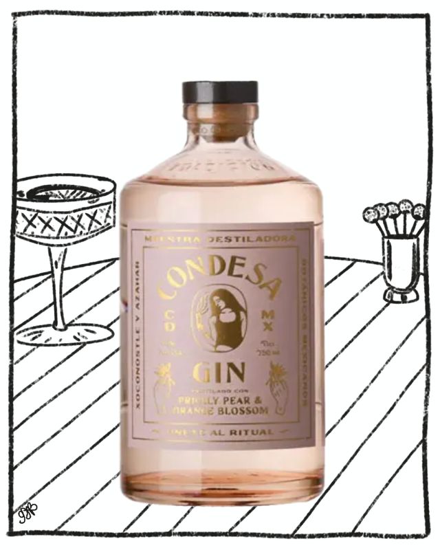 CONDESA GIN PRICKLY PEAR &amp; ORANGE BLOSSOM 750ML 43% ABV