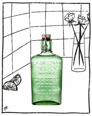 LA GRITONA TEQUILA REPOSADO 375ML 40% ABV