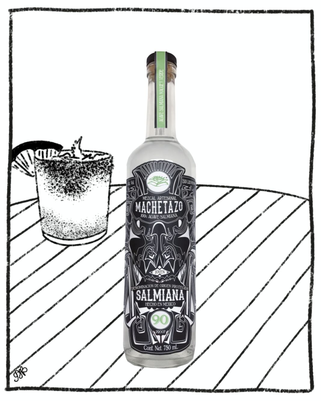 MAYALEN MACHETAZO SALMIANA 750ML 45% ABV