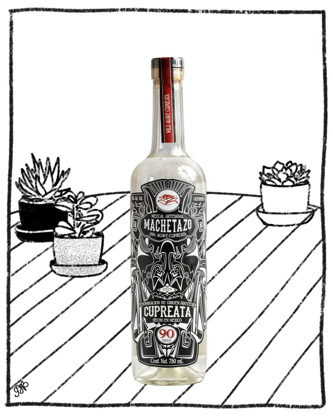 MAYALEN MACHETAZO CUPREATA 750ML 45% ABV