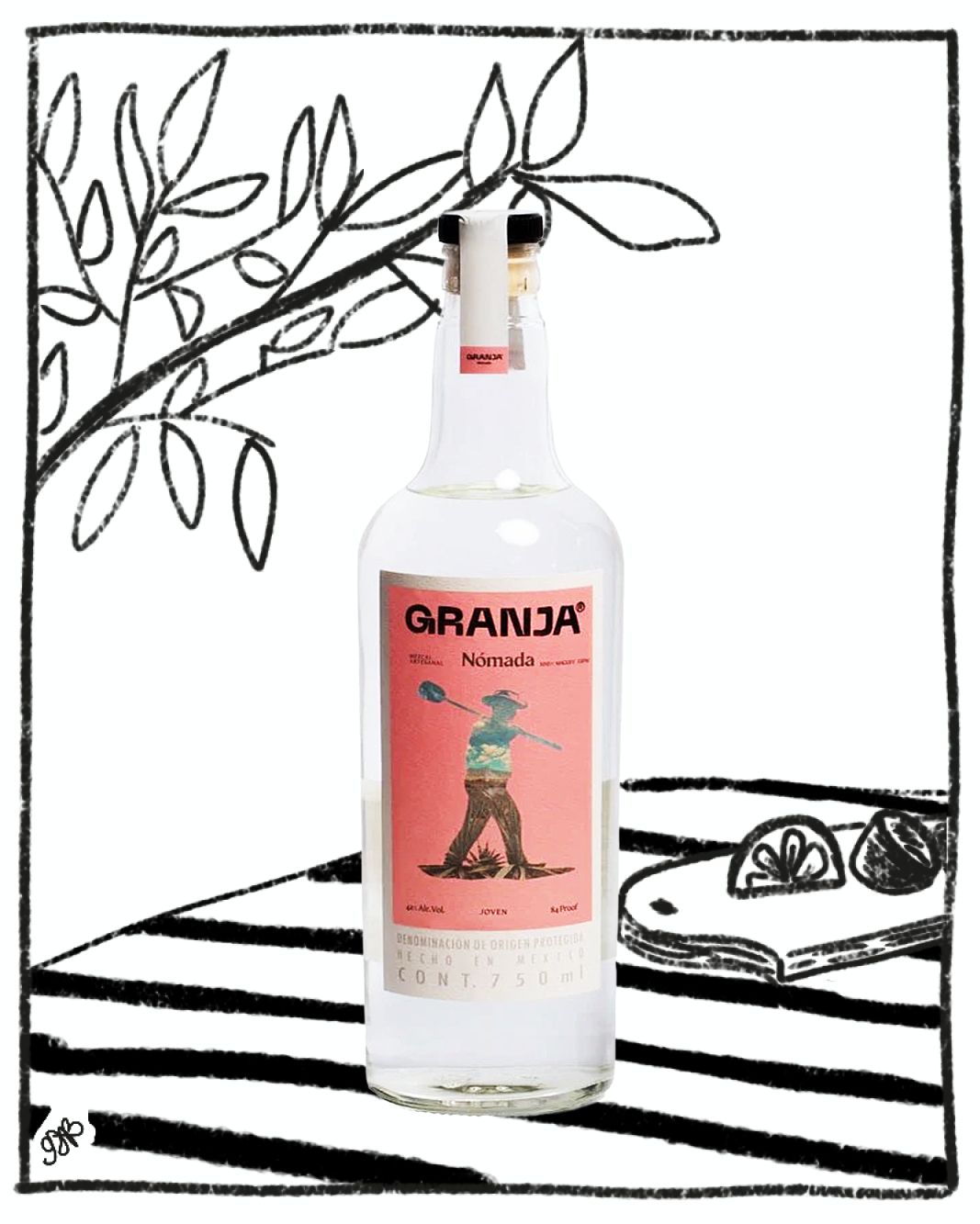 GRANJA NOMADA MEZCAL 750ML 42% ABV