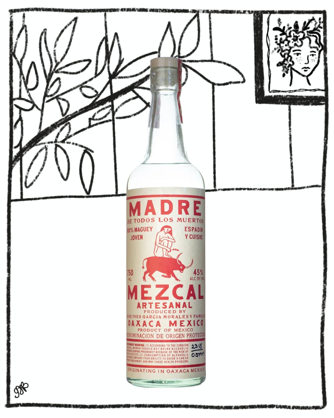 MADRE MEZCAL ESPADIN 700ML 43% ABV