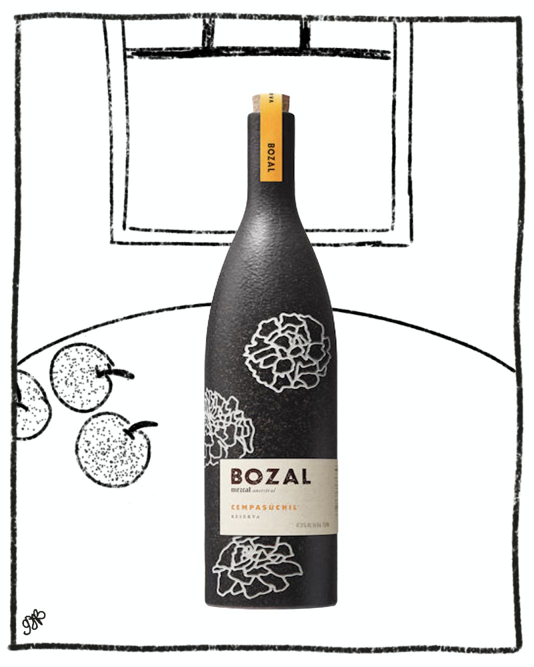 BOZAL CEMPASUCHIL RESERVA 750ML 47% ABV