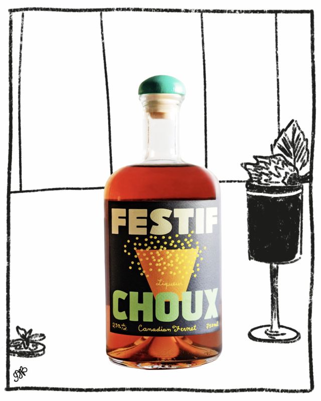 FESTIF CHOUX CANADIAN FERNET 750ML 23% ABV