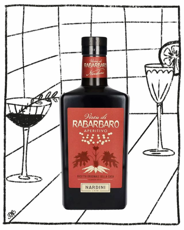 NARDINI RABARBARO 700ML 19% ABV