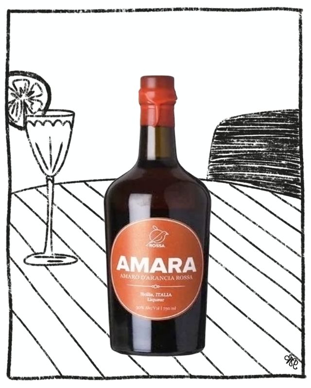 ROSSA AMARA BLOOD ORANGE AMARO 750ML 30% ABV