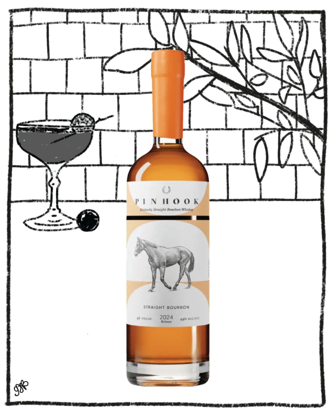 PINHOOK FLAGSHIP BOURBON 750ML 49% ABV