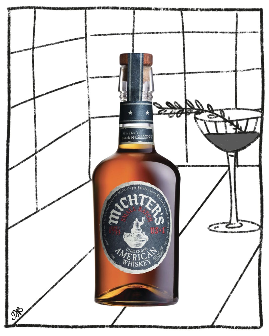 MICHTER&#39;S AMERICAN WHISKEY 750ML 41.7% ABV