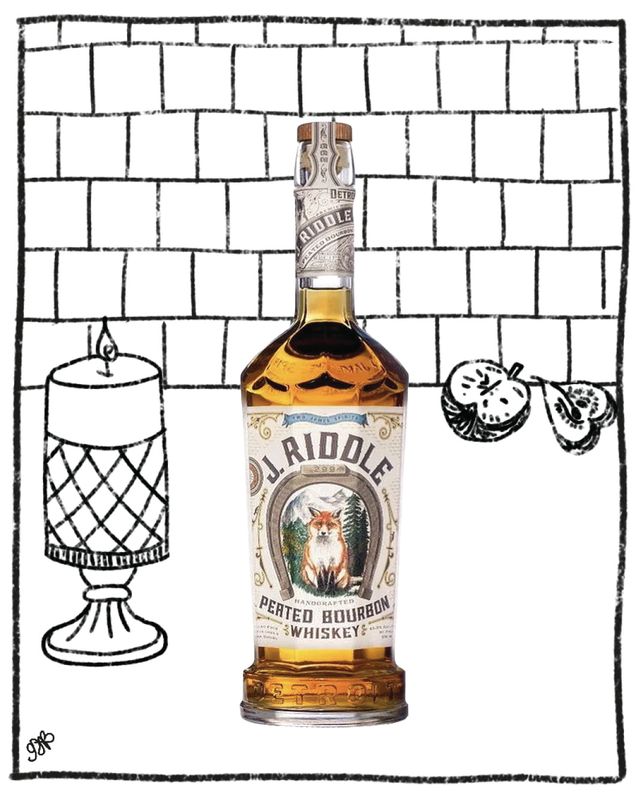 TWO JAMES J. RIDDLE PEATED BOURBON 750ML 45.5% ABV