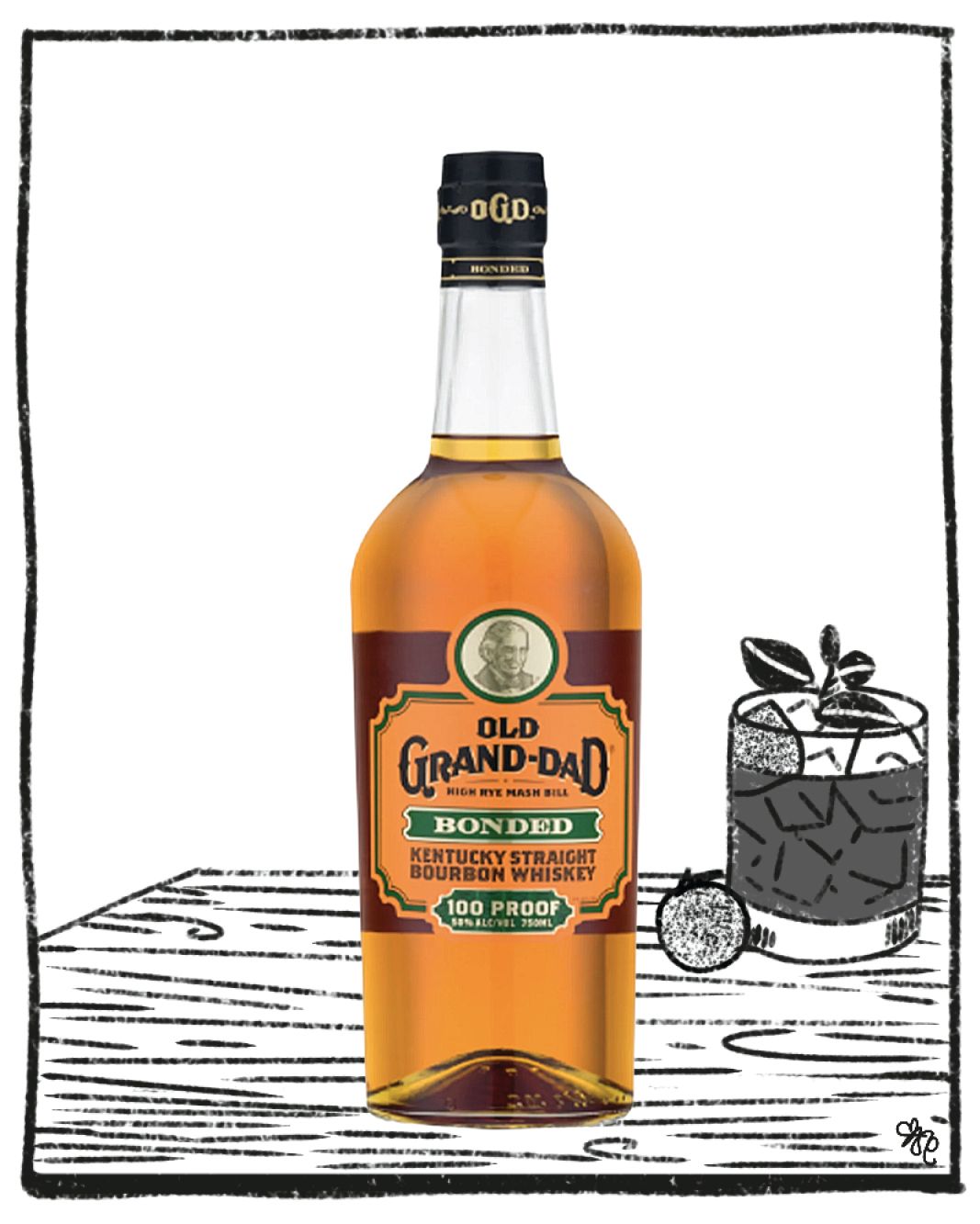 OLD GRAND-DAD BONDED BOURBON 750ML 50% ABV