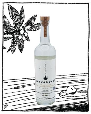 SALVADORES MEZCAL CON PECHUGA Y MOLE COLORADITO 750ML 51.4% ABV