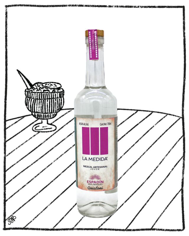 LA MEDIDA MEZCAL ESPADIN 750ML 48.2% ABV