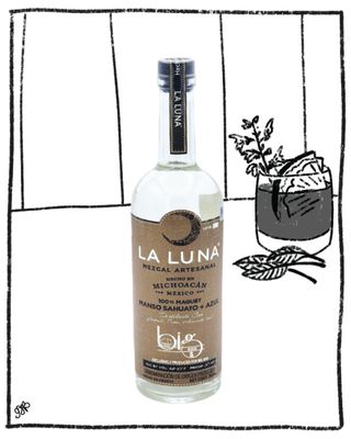 LA LUNA MEZCAL MANSO SAHUAYO + AZUL BIG BAR 750ML 48.51% ABV