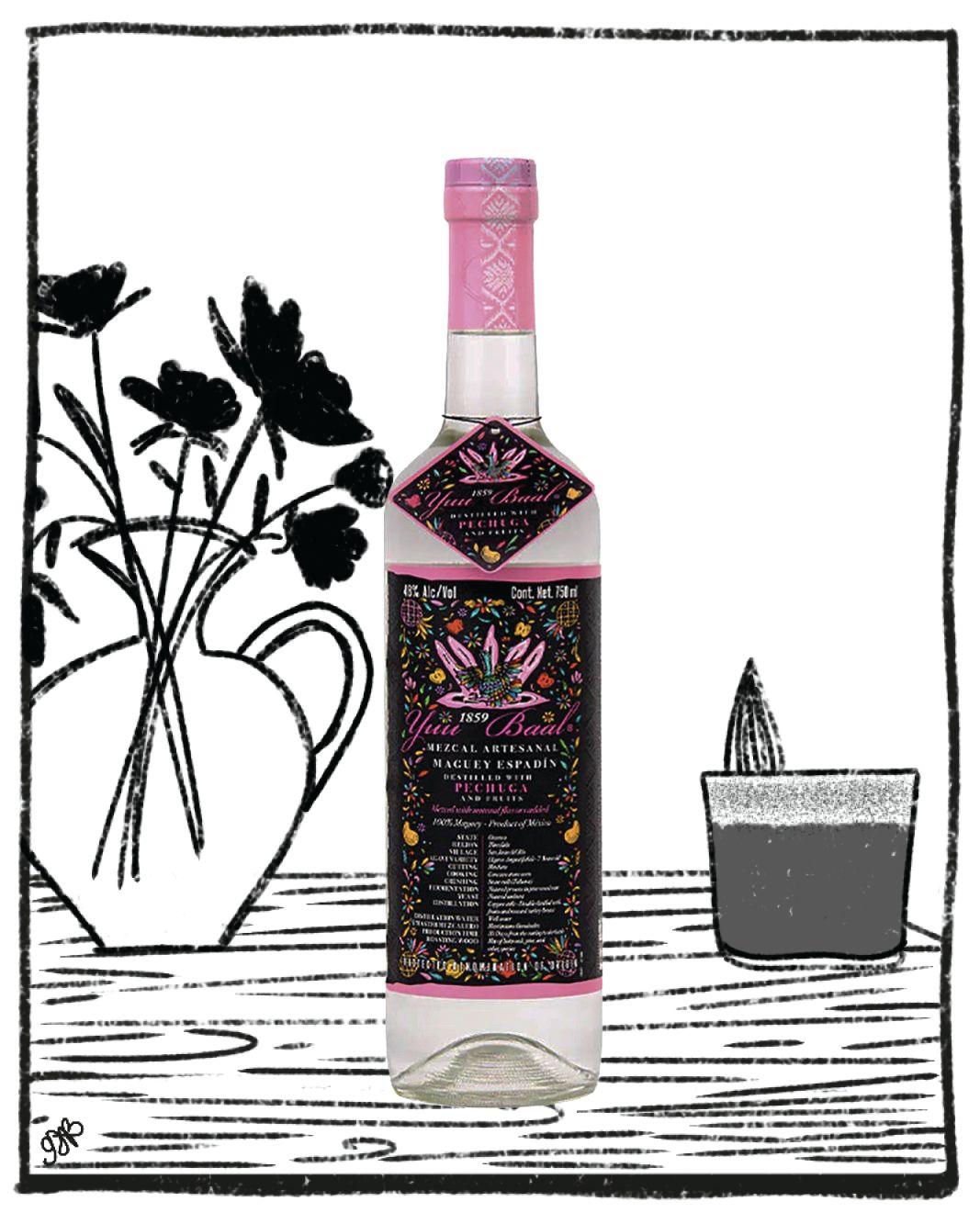 YUU BAAL PECHUGA 750ML 48% ABV