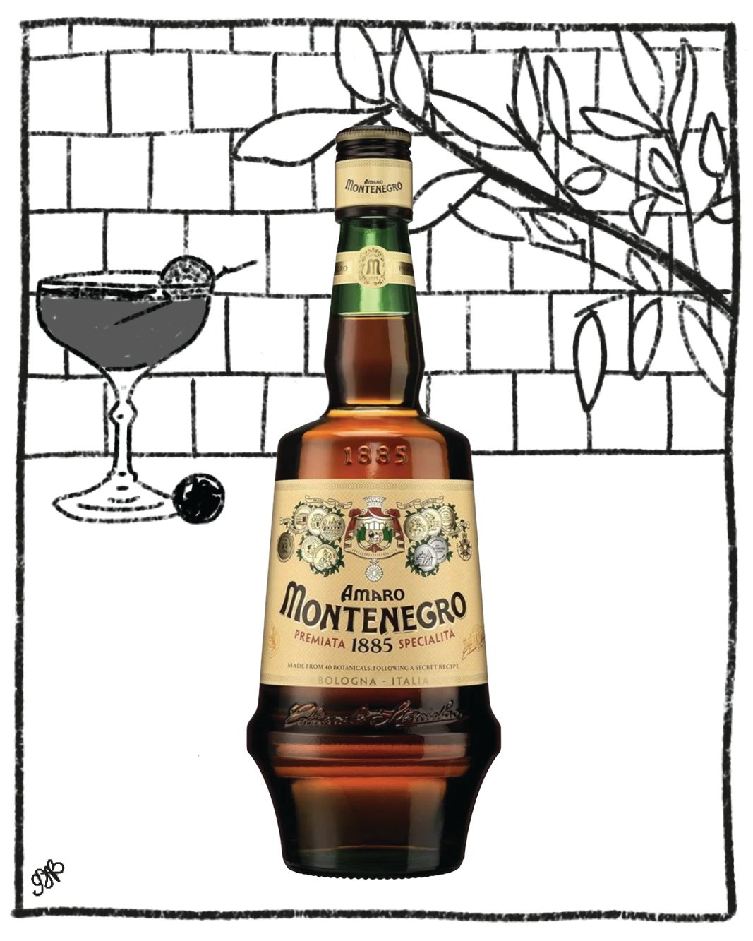 MONTENEGRO AMARO  750ML 23% ABV