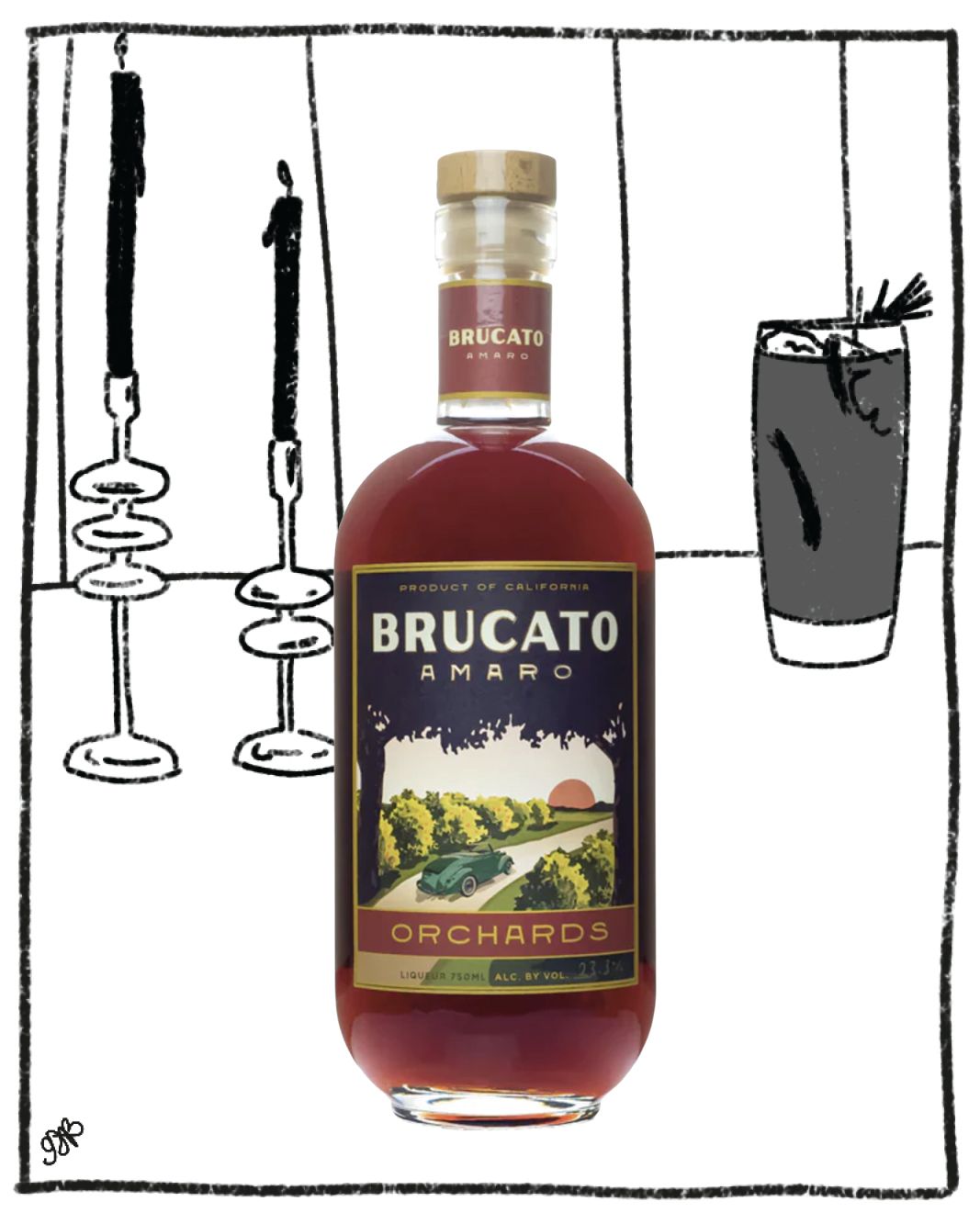 BRUCATO AMARO ORCHARDS 750ML 23% ABV