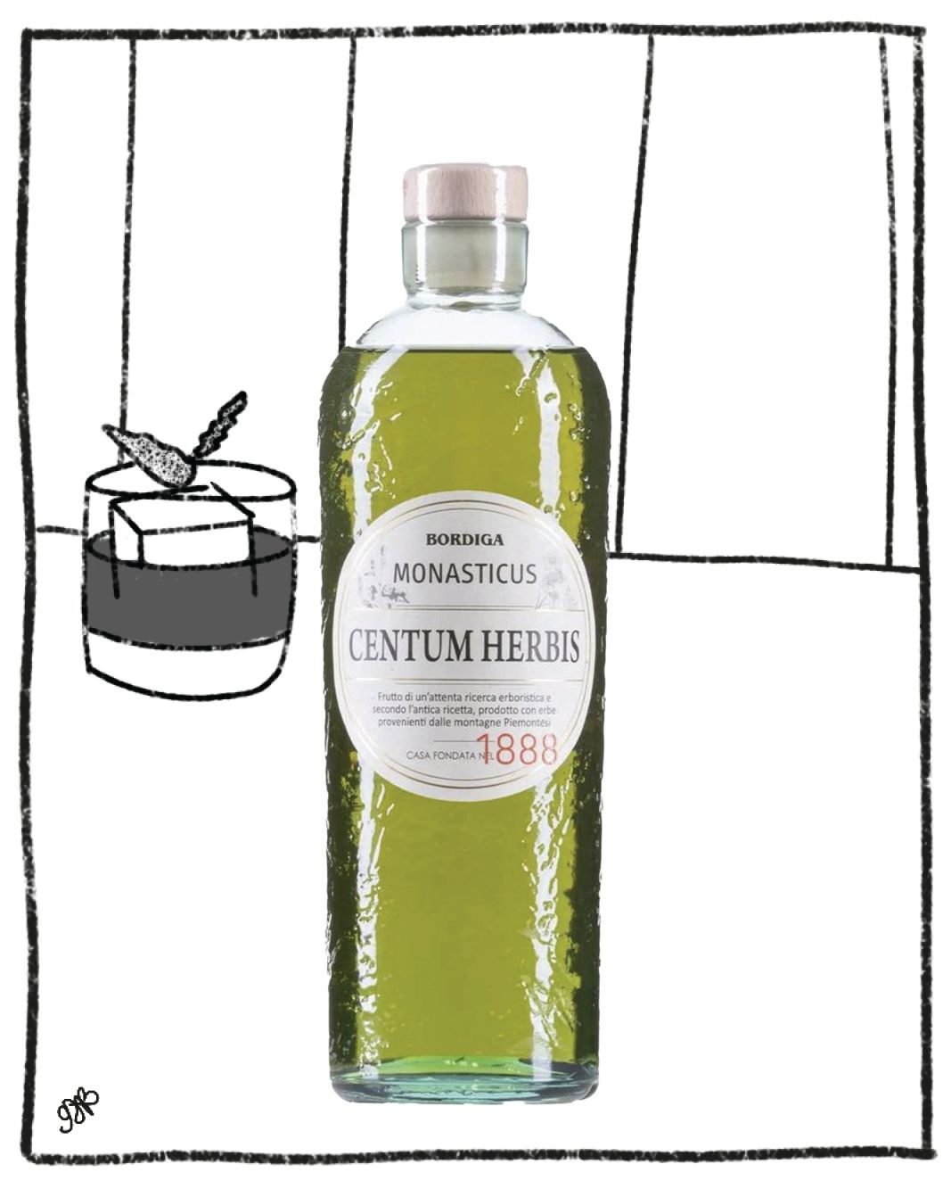 BORDIGA CENTUM HERBIS 700ML 28% ABV