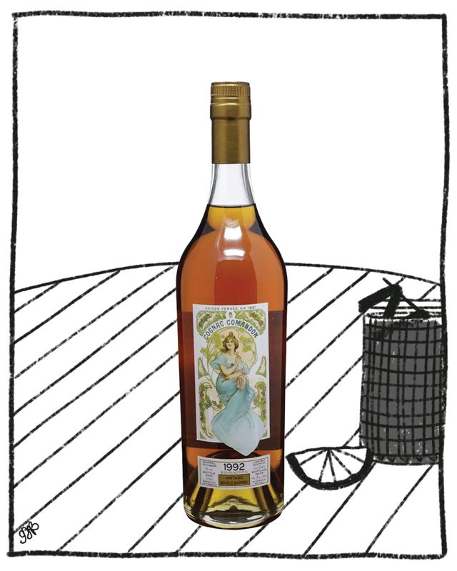 COMANDON COGNAC SINGLE BARREL XO 1992 BORDERIES 750ML 41.2% ABV