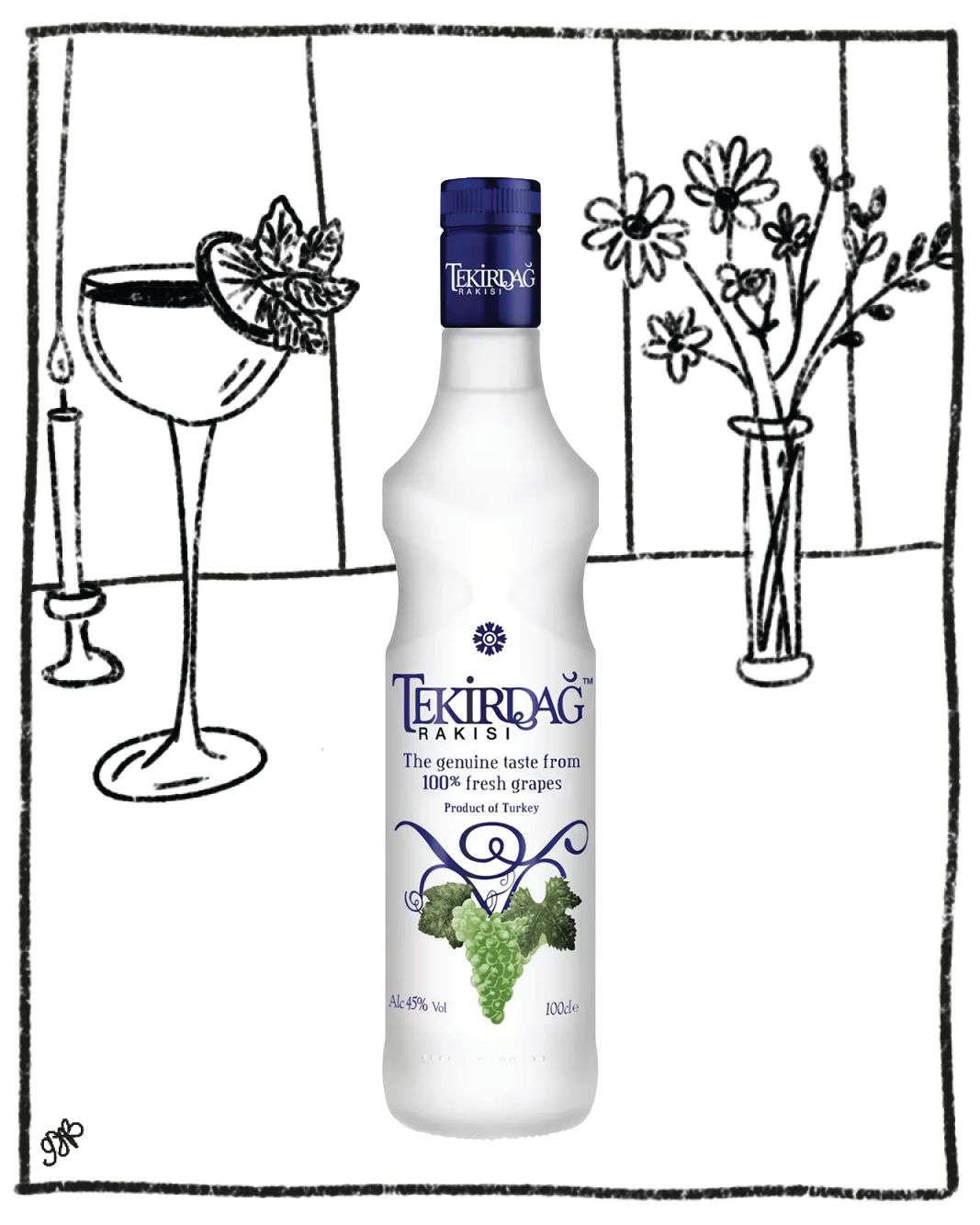 TEKIRDAG RAKISI 1L 45% ABV