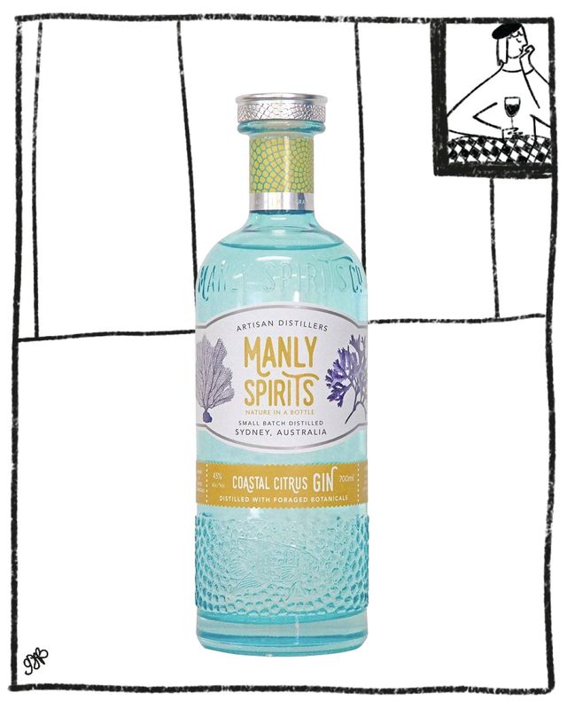 MANLY COASTAL CITRUS GIN 700ML 43% ABV
