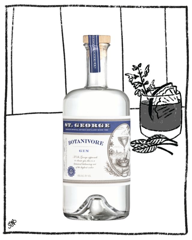 ST. GEORGE BOTANIVORE GIN 200ML 45% ABV